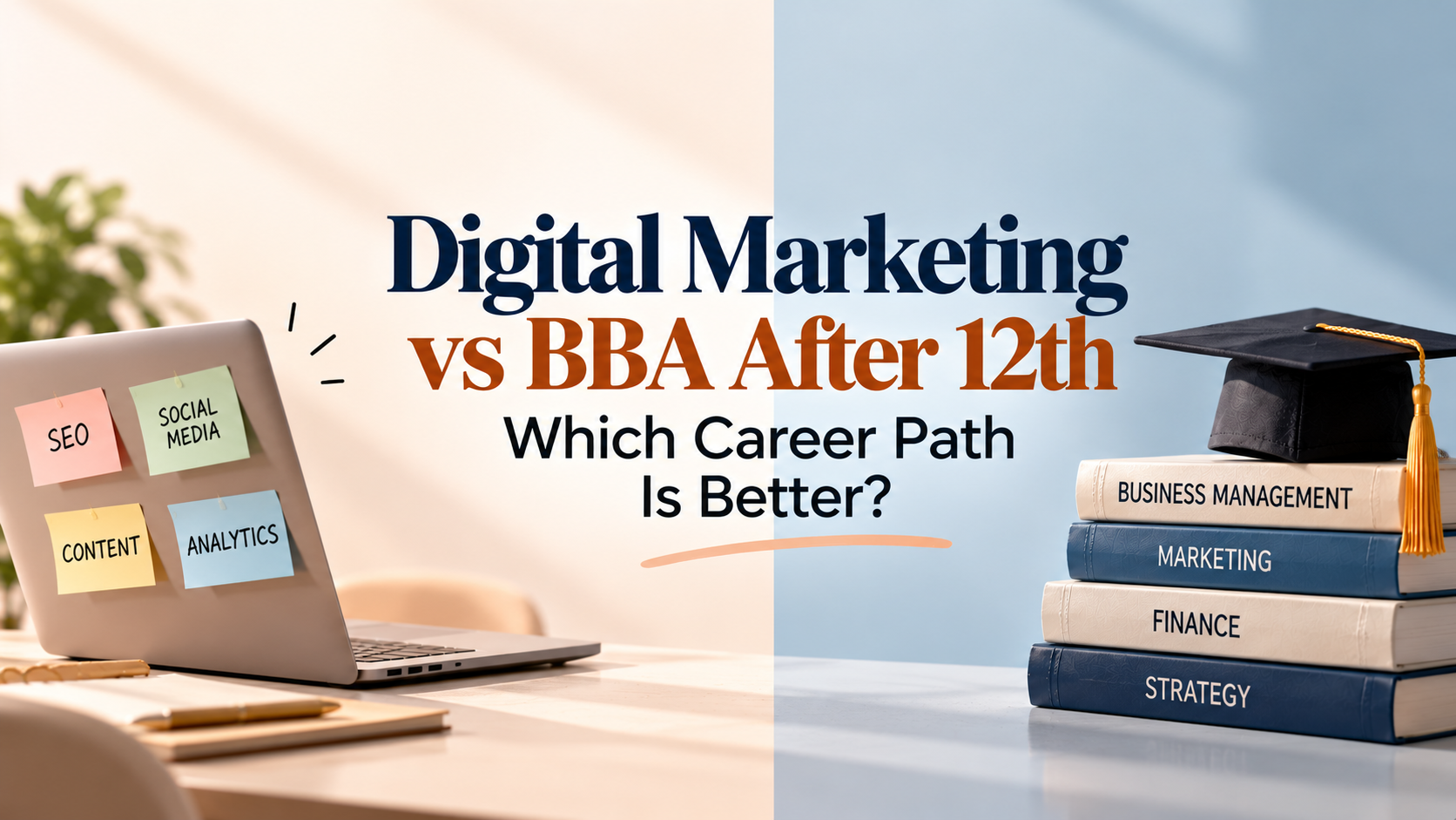Digital Marketing vs BBA After 12th