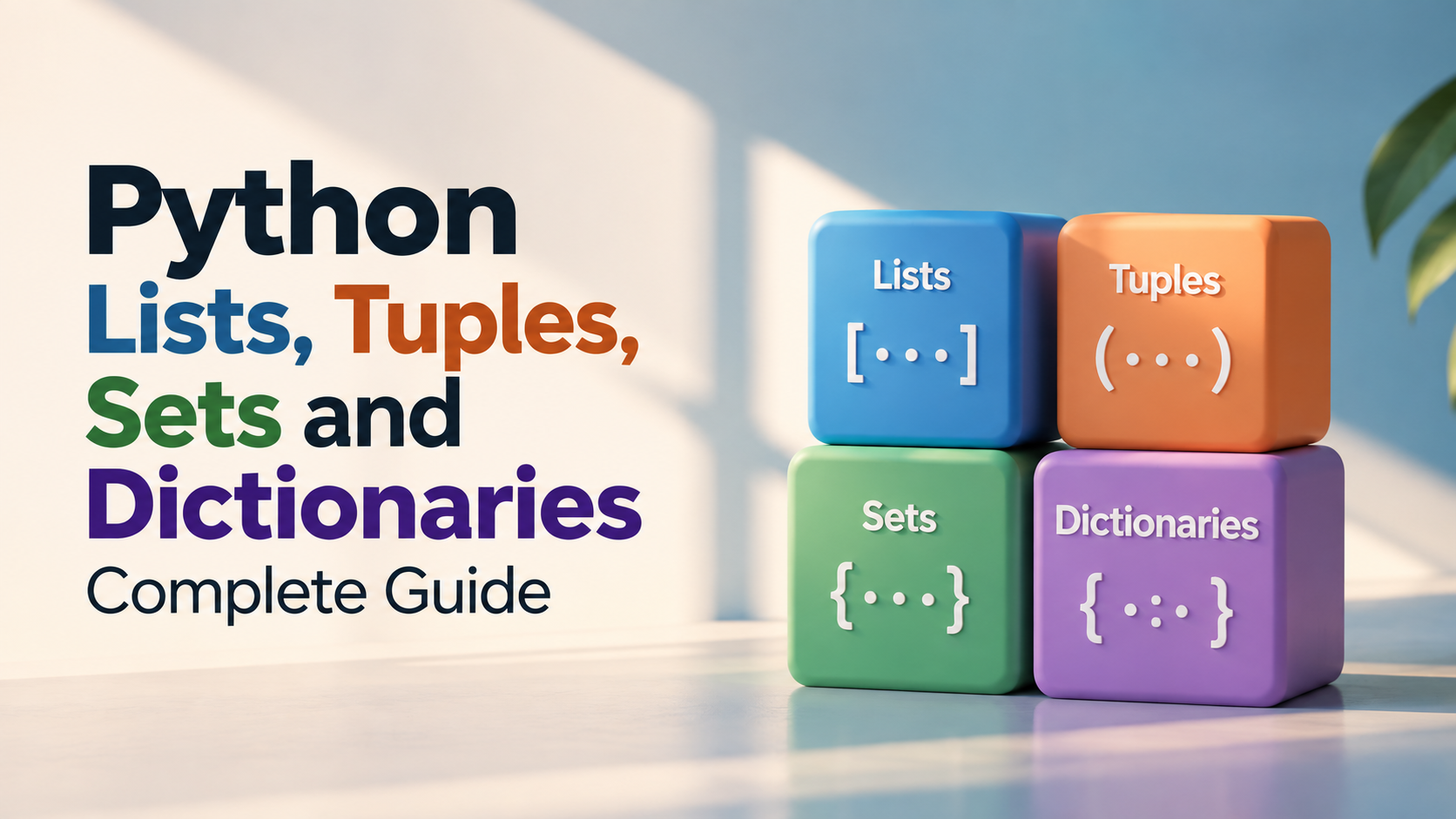 Python Lists, Tuples, Sets & Dictionaries