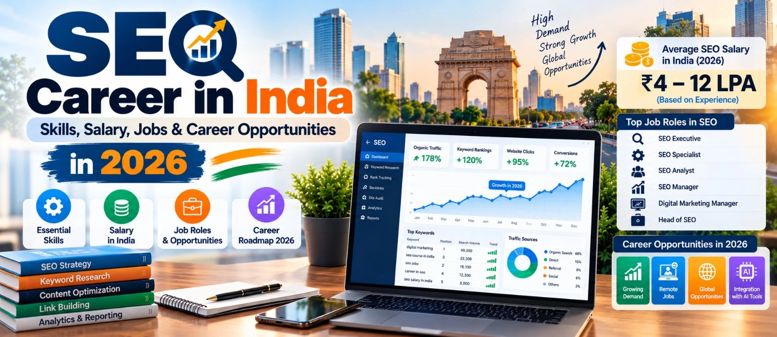SEO Career in India: Skills, Salary, Jobs & Career Opportunities in 2026
